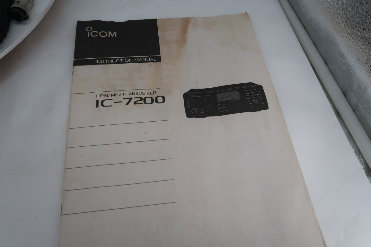 U20179 Used Icom IC-7200 HF/50 MHz Transceiver
