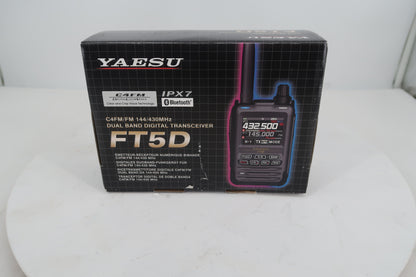 U20187 Used Yaesu FT5DR C4FM/FM 144/430MHz Dual Band Digital Handheld Transceiver