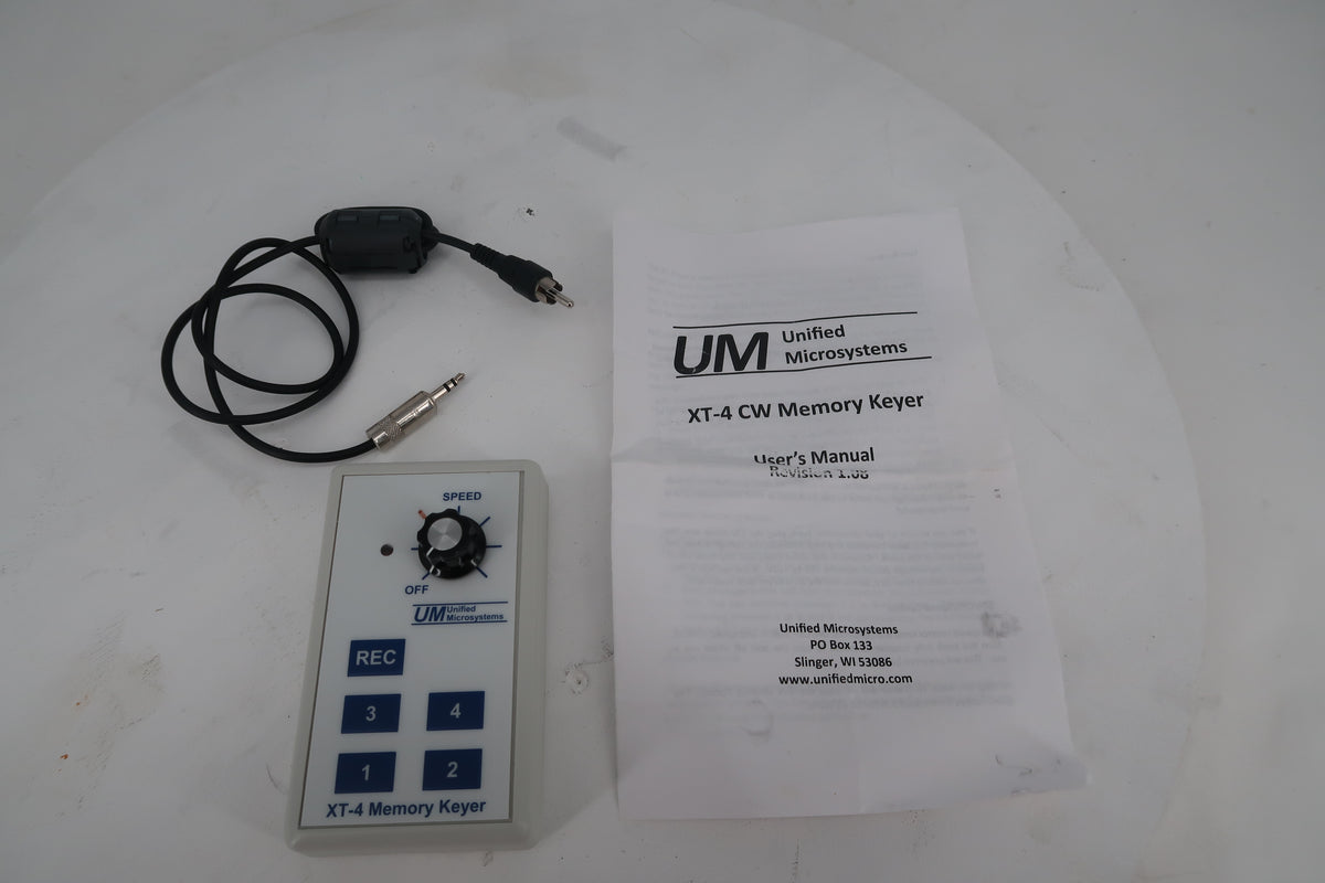 U20190 Used Unified Microsystems XT-4 CW Memory Keyer