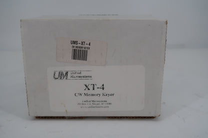 U20190 Used Unified Microsystems XT-4 CW Memory Keyer