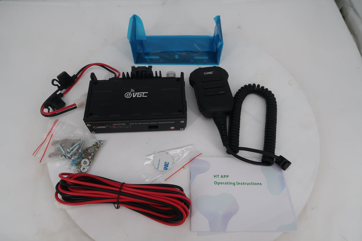 U20194 Used Verotelecom Solutions VGC VR-N7500 50W App-Controlled Dual Band Mobile Radio