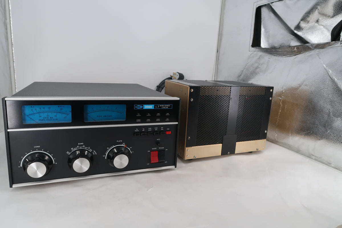 U20198 Used Drake L7 HF Linear Amplifier w/ Upgraded Harbach Power Supply Mods Discount for Local Pickup