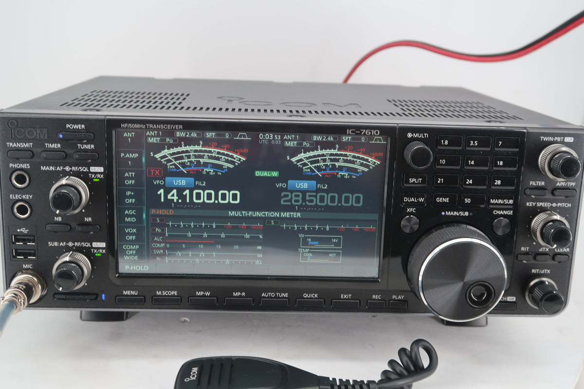 U20199 Used Icom IC-7610 HF/50MHz All-Mode Transceiver