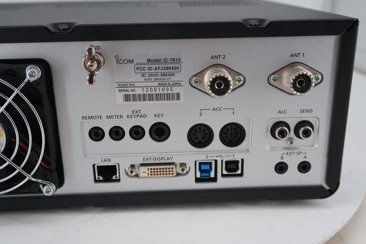 U20199 Used Icom IC-7610 HF/50MHz All-Mode Transceiver