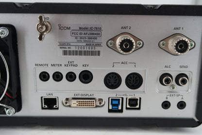 U20199 Used Icom IC-7610 HF/50MHz All-Mode Transceiver