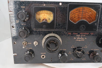 U20202 AS-IS Hallicrafters Super SkyRider Model SX-28 Receiver