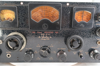 U20202 AS-IS Hallicrafters Super SkyRider Model SX-28 Receiver