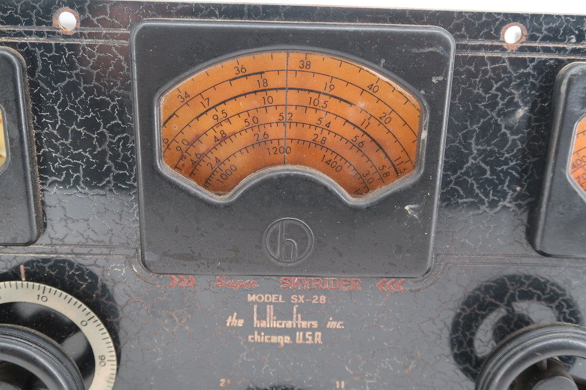 U20202 AS-IS Hallicrafters Super SkyRider Model SX-28 Receiver