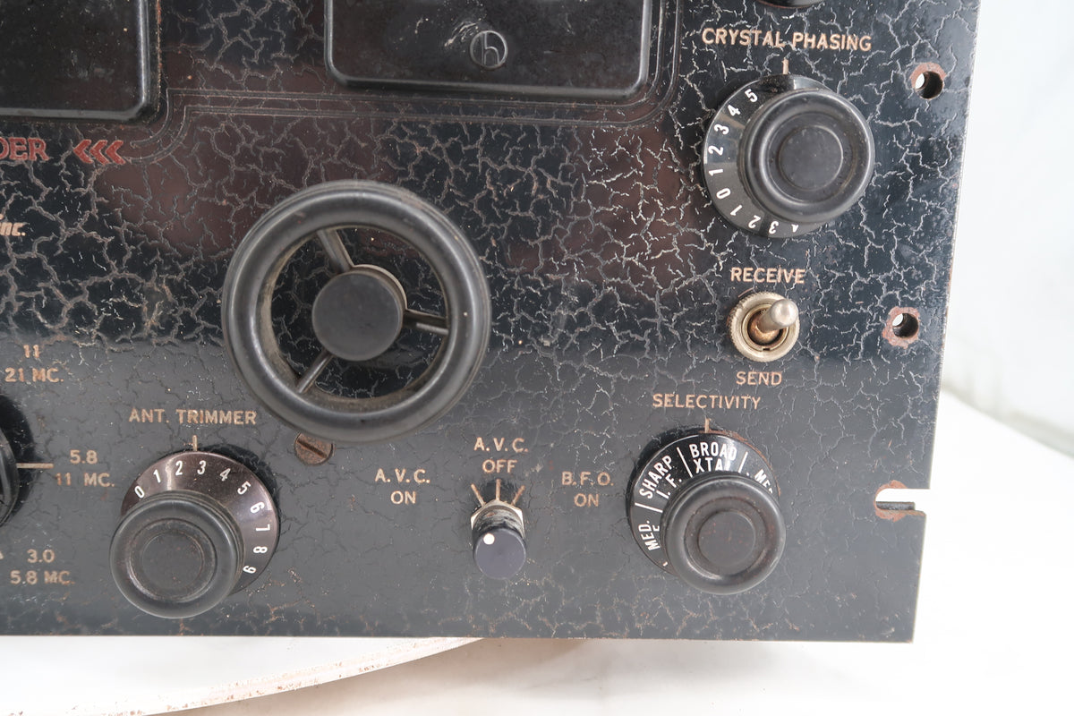 U20202 AS-IS Hallicrafters Super SkyRider Model SX-28 Receiver