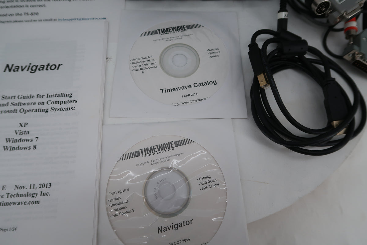 U20203 Timewave Navigator Sound Card Modem with Kenwood Cables