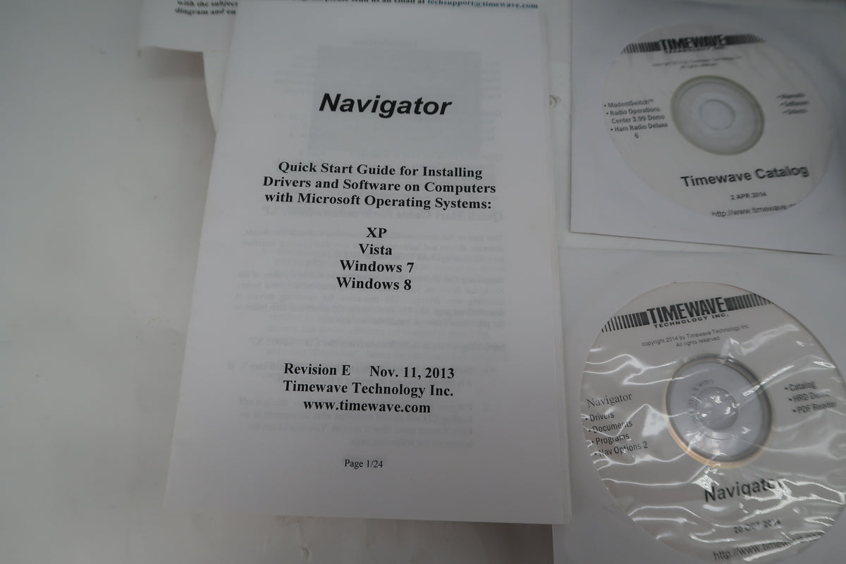U20203 Timewave Navigator Sound Card Modem with Kenwood Cables