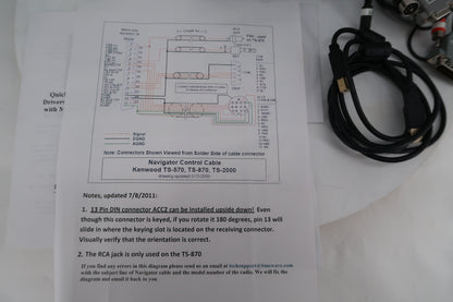 U20203 Timewave Navigator Sound Card Modem with Kenwood Cables