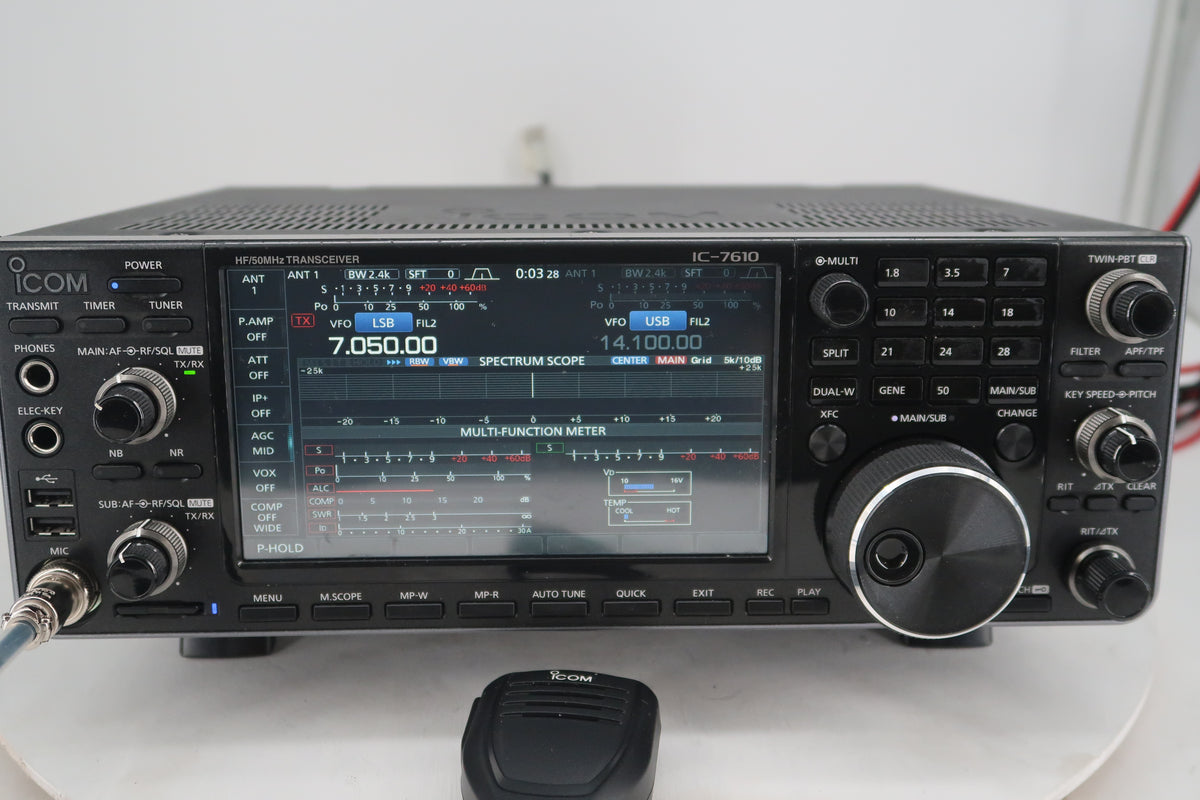 U20207 Used Icom IC-7610 HF/50MHz All-Mode Transceiver