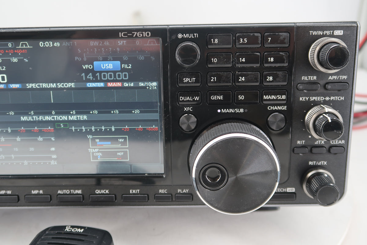 U20207 Used Icom IC-7610 HF/50MHz All-Mode Transceiver