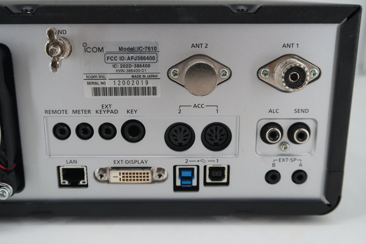 U20207 Used Icom IC-7610 HF/50MHz All-Mode Transceiver