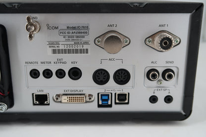 U20207 Used Icom IC-7610 HF/50MHz All-Mode Transceiver