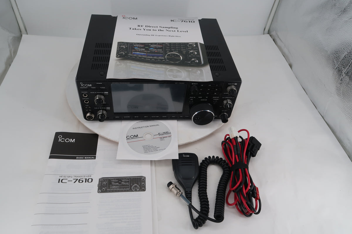 U20207 Used Icom IC-7610 HF/50MHz All-Mode Transceiver