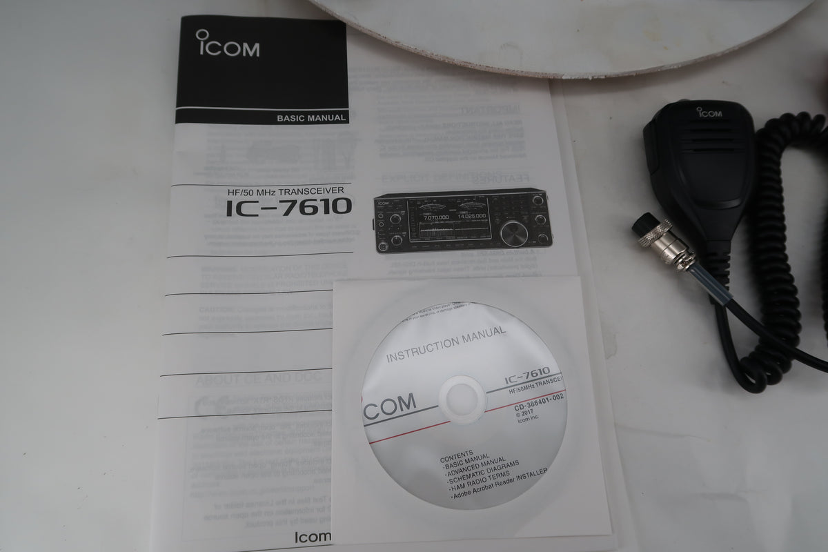 U20207 Used Icom IC-7610 HF/50MHz All-Mode Transceiver