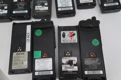 U20209 AS-IS Motorola MTS 2000 Flashport Handie-Talkie FM Radio Lot of 9 Model-H01UCH6PW1BN