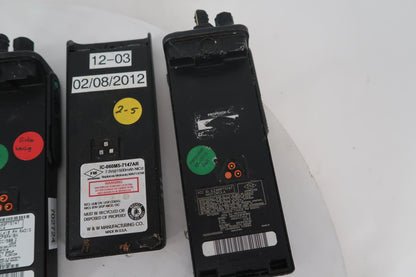 U20209 AS-IS Motorola MTS 2000 Flashport Handie-Talkie FM Radio Lot of 9 Model-H01UCH6PW1BN