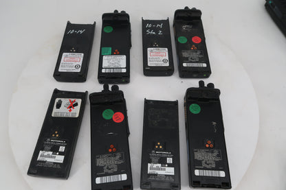 U20209 AS-IS Motorola MTS 2000 Flashport Handie-Talkie FM Radio Lot of 9 Model-H01UCH6PW1BN