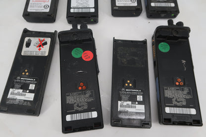 U20209 AS-IS Motorola MTS 2000 Flashport Handie-Talkie FM Radio Lot of 9 Model-H01UCH6PW1BN
