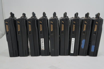 U20209 AS-IS Motorola MTS 2000 Flashport Handie-Talkie FM Radio Lot of 9 Model-H01UCH6PW1BN