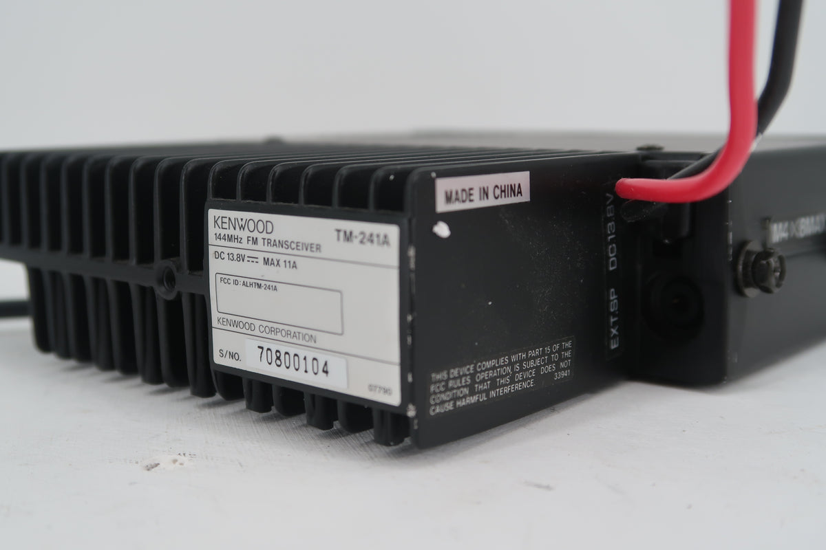 U20210 AS-IS Kenwood TM-241A 144MHz FM Transceiver - No Display
