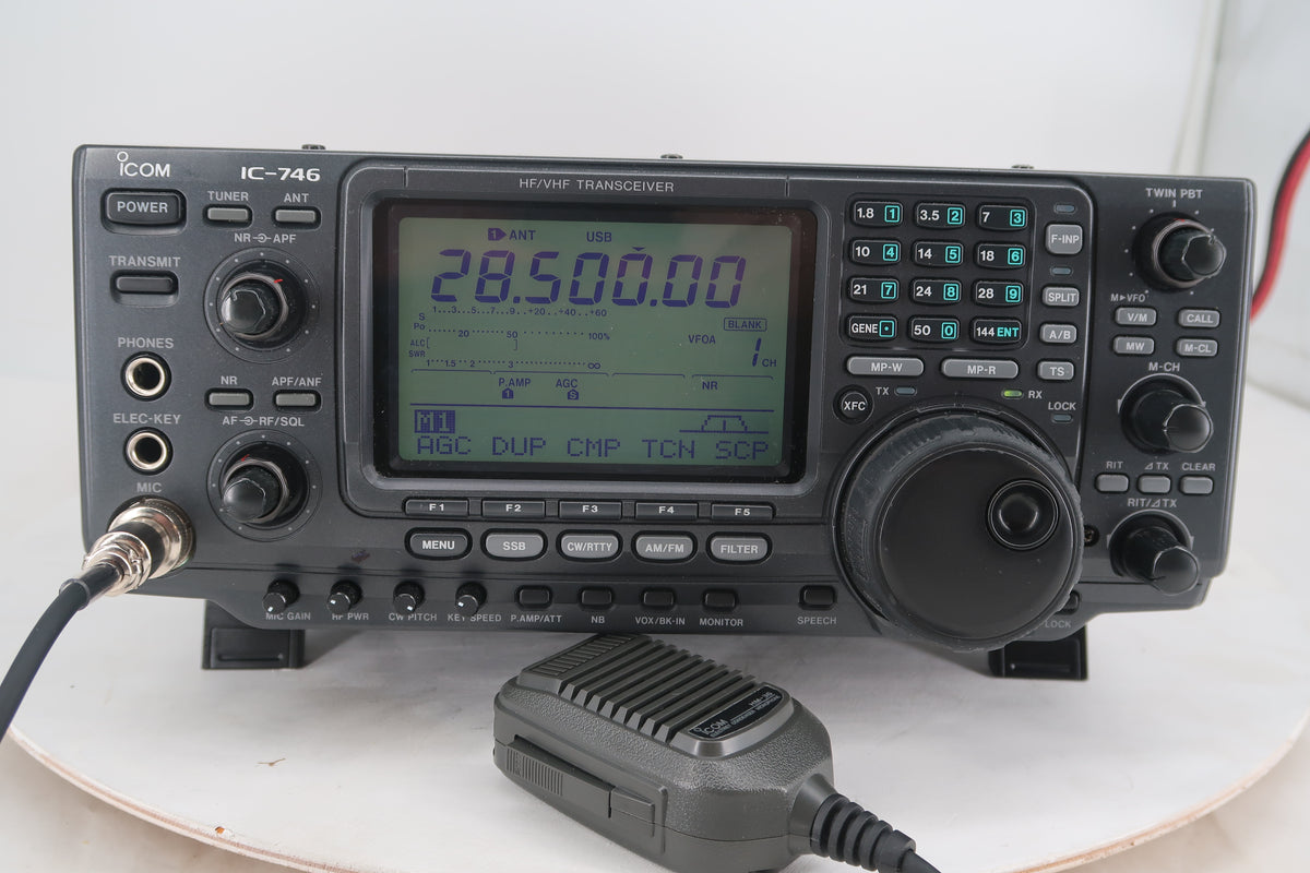 U20221 Used Icom IC-746 HF/VHF All Mode Transceiver Loaded with FIlters