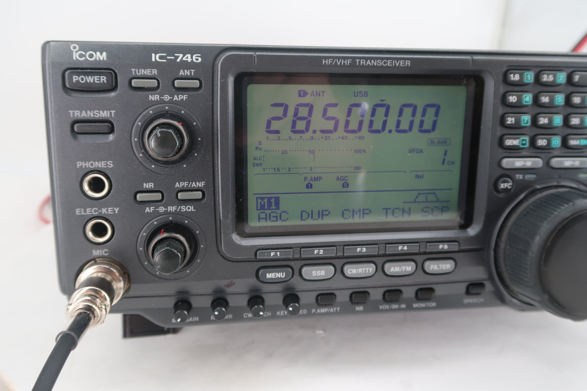 U20221 Used Icom IC-746 HF/VHF All Mode Transceiver Loaded with FIlters