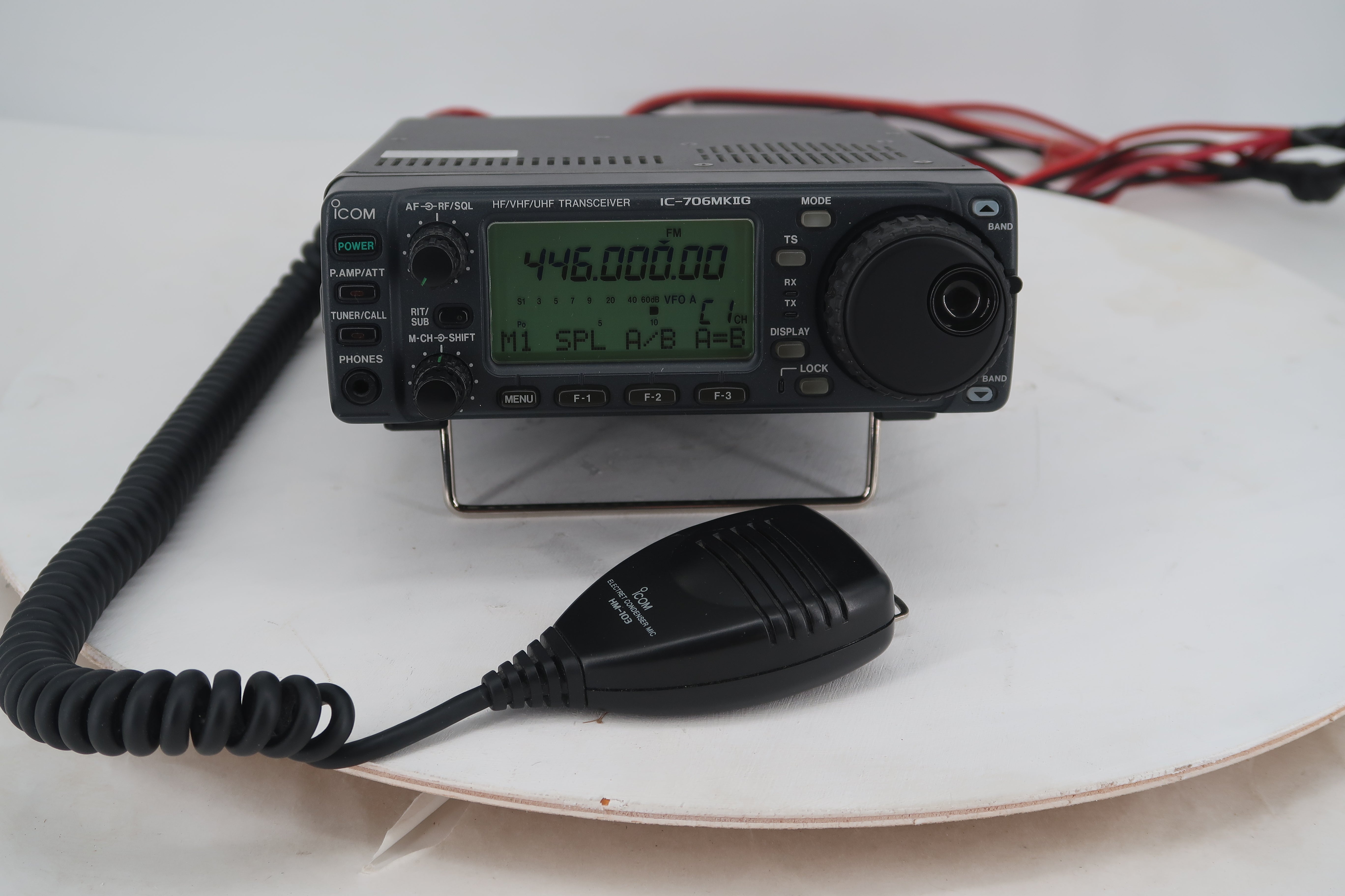 U20222 Used Icom IC-706 MKIIG HF/VHF/UHF All Mode Transceiver with