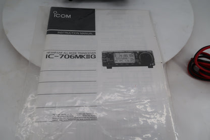 U20222 Used Icom IC-706 MKIIG HF/VHF/UHF All Mode Transceiver with all filters
