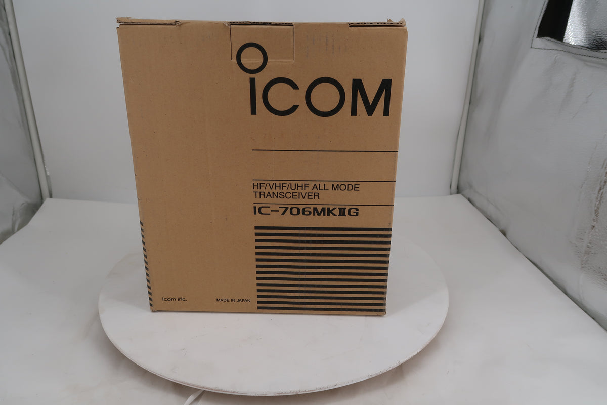 U20222 Used Icom IC-706 MKIIG HF/VHF/UHF All Mode Transceiver with all filters