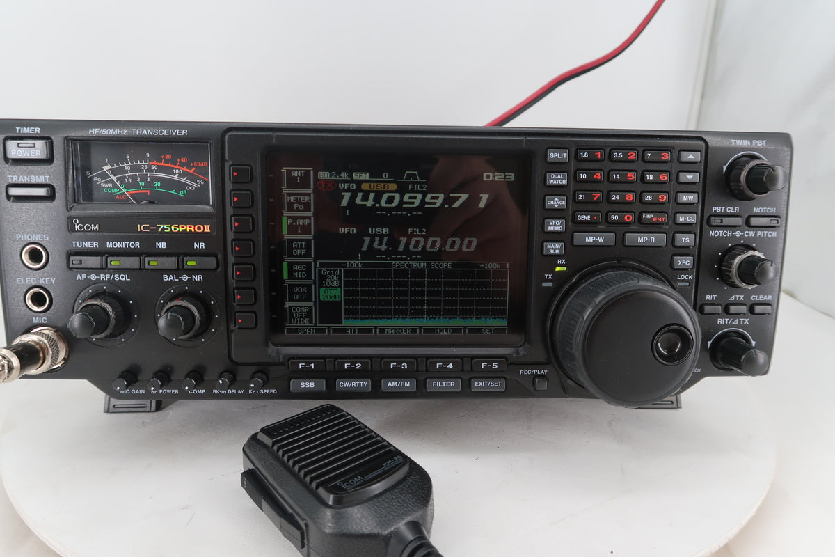 U20223 Used Icom IC-756 Pro II HF/50MHz Transceiver