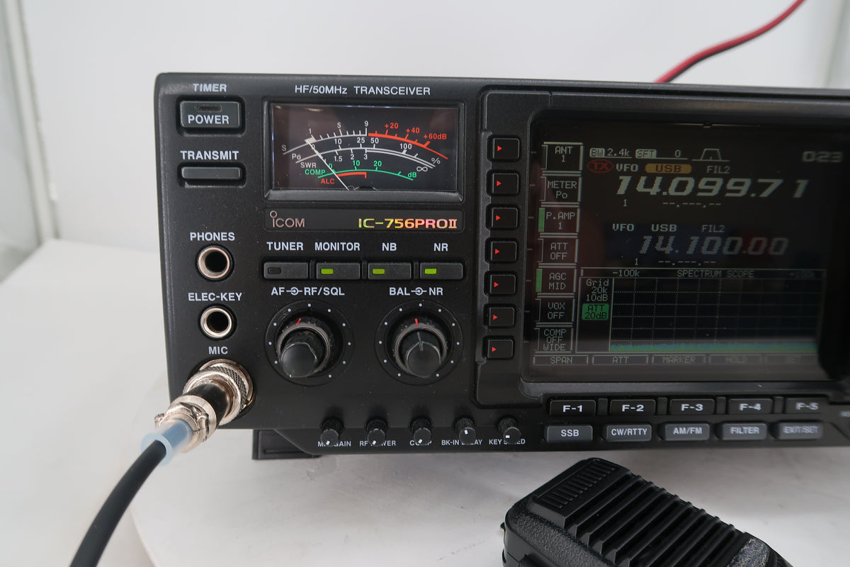 U20223 Used Icom IC-756 Pro II HF/50MHz Transceiver