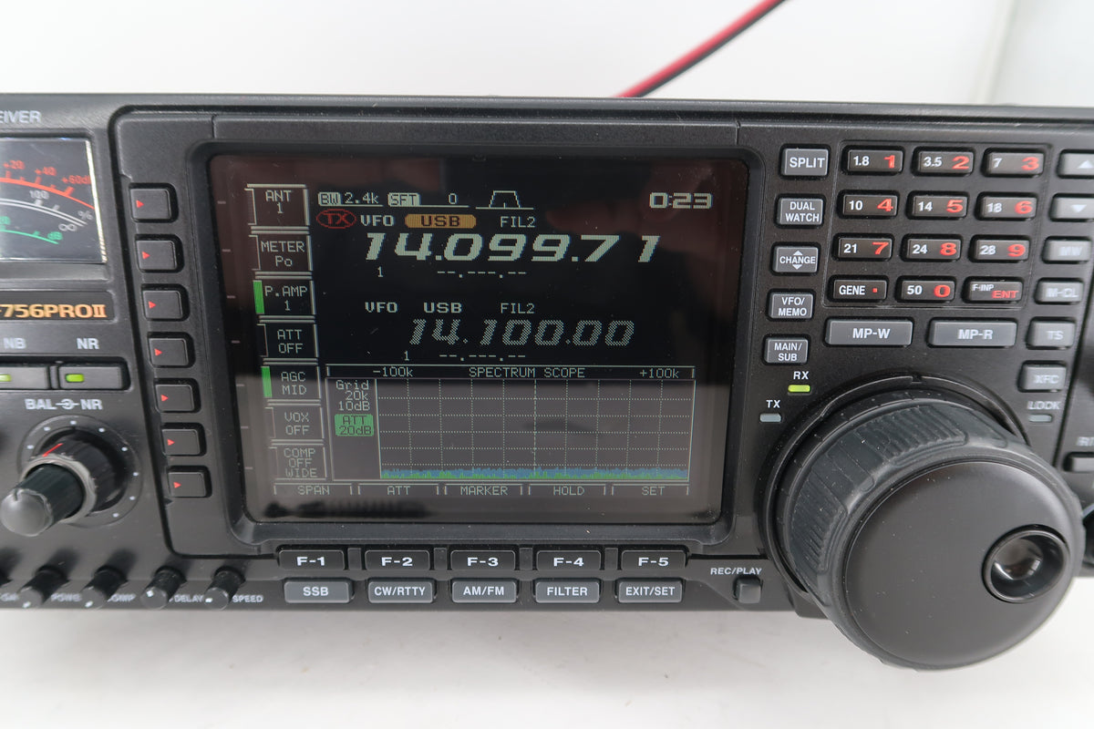 U20223 Used Icom IC-756 Pro II HF/50MHz Transceiver