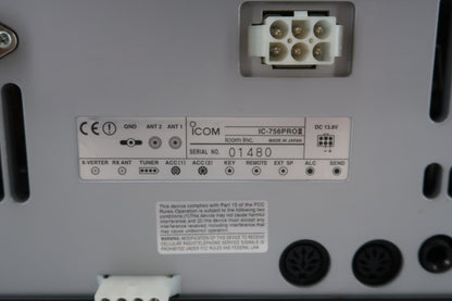 U20223 Used Icom IC-756 Pro II HF/50MHz Transceiver