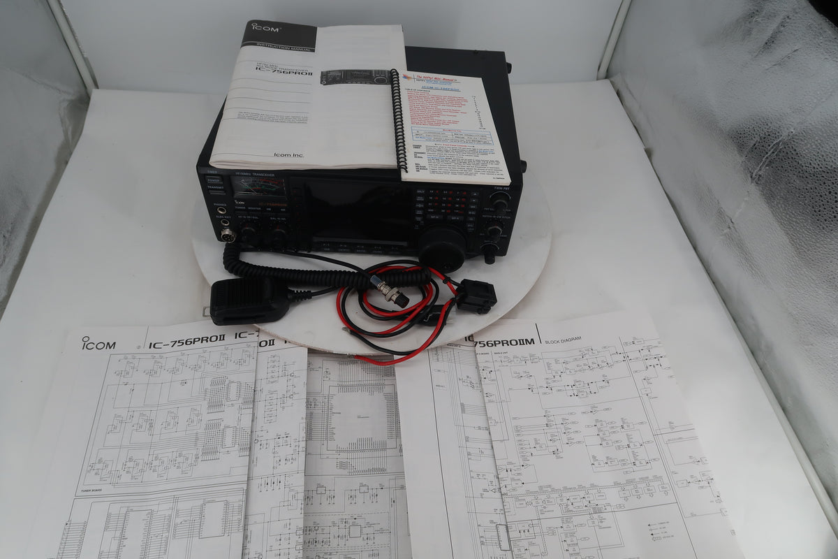 U20223 Used Icom IC-756 Pro II HF/50MHz Transceiver