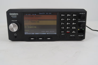 U20225 Used Uniden SDS 200 True I/Q Base/Mobile Scanner