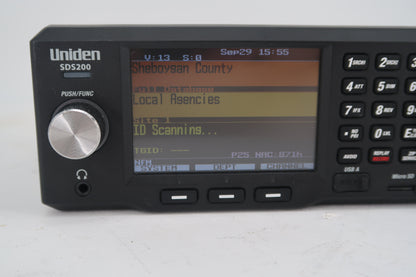 U20225 Used Uniden SDS 200 True I/Q Base/Mobile Scanner