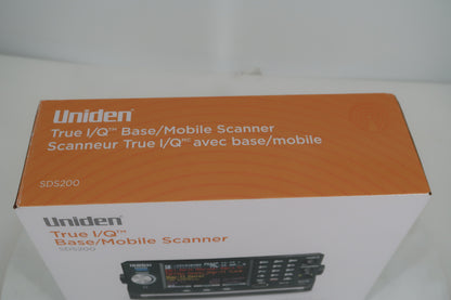U20225 Used Uniden SDS 200 True I/Q Base/Mobile Scanner