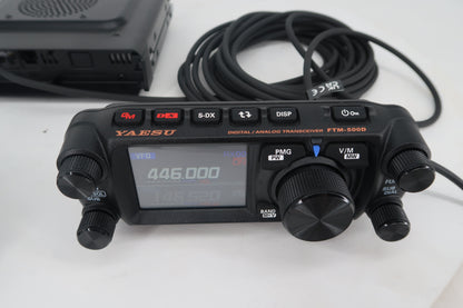 U20234 Used Yaesu FTM-500DR 144/430MHz C4FM Digital/FM Transceiver