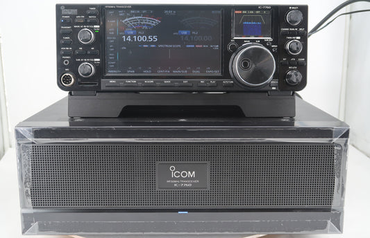 U20236 Used Icom IC-7760 HF/50MHz 200W Remote Head Transceiver w/MARS Mod
