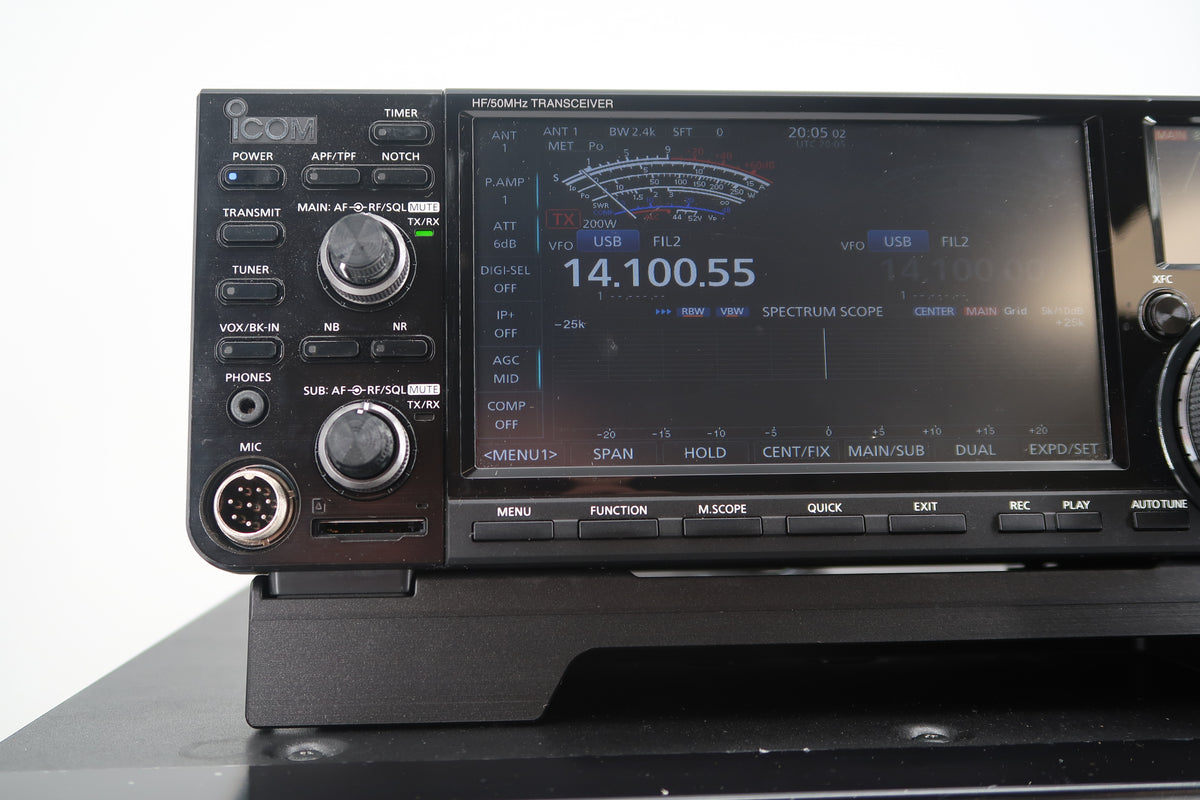 U20236 Used Icom IC-7760 HF/50MHz 200W Remote Head Transceiver w/MARS Mod