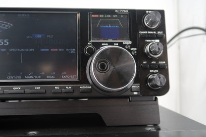 U20236 Used Icom IC-7760 HF/50MHz 200W Remote Head Transceiver w/MARS Mod