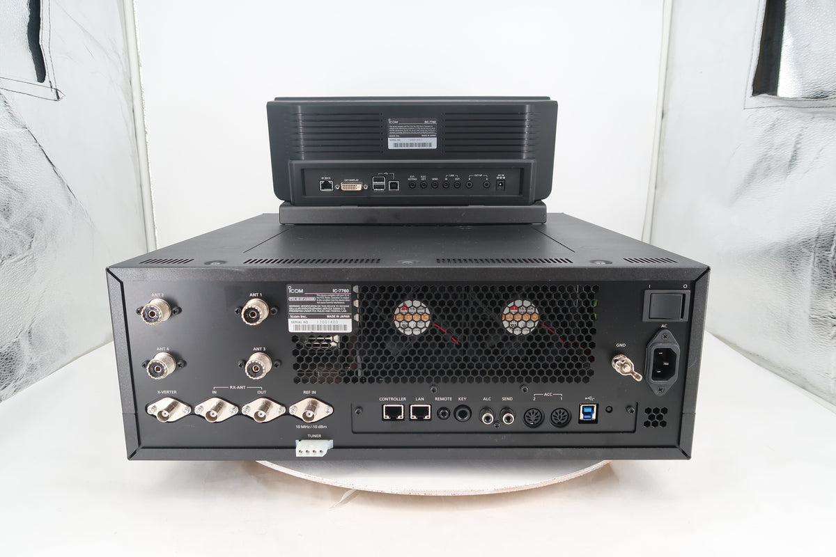 U20236 Used Icom IC-7760 HF/50MHz 200W Remote Head Transceiver w/MARS Mod