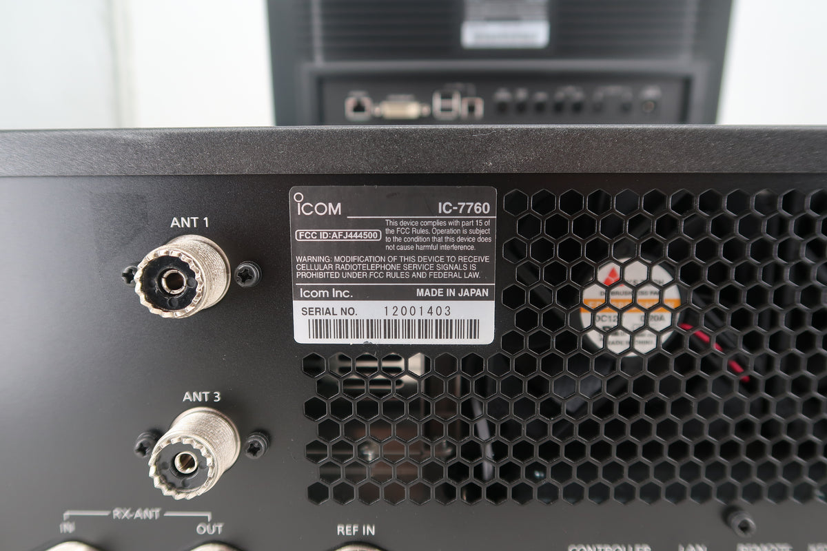 U20236 Used Icom IC-7760 HF/50MHz 200W Remote Head Transceiver w/MARS Mod