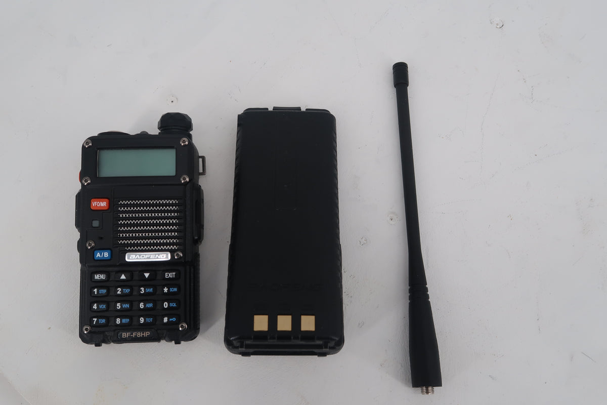 U20238 Used Baofeng BF-F8HP VHF/UHF 8W Handheld Radio