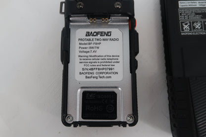 U20238 Used Baofeng BF-F8HP VHF/UHF 8W Handheld Radio