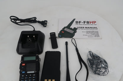 U20238 Used Baofeng BF-F8HP VHF/UHF 8W Handheld Radio